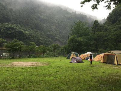石鎚雨キャンプ