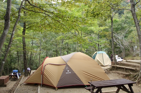 清和県民の森からの釣りキャンプ