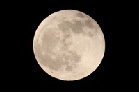 部分月食と満月観測
