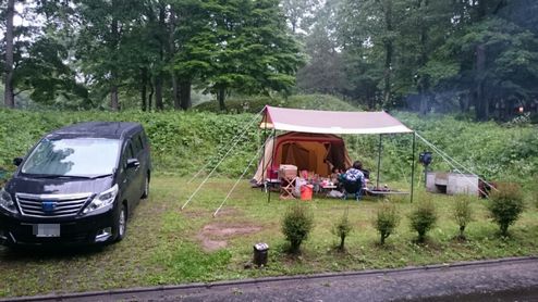 ７月４日～５日、くぬぎの森キャンプ場