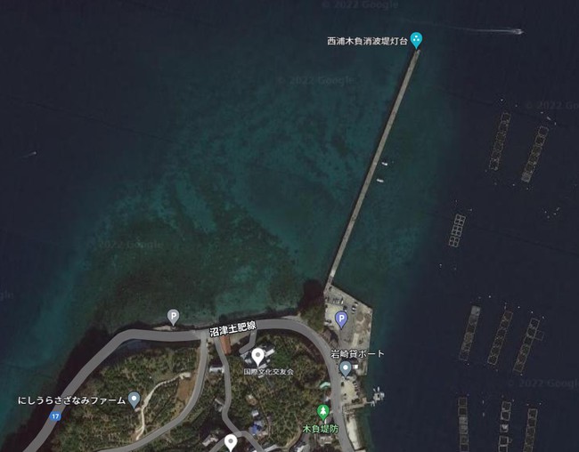 木負堤防の水深/海底地形! 木負堤防の水深/海底地形!