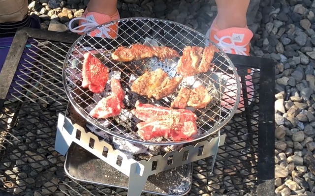 セリア クッカースタンド&DAISO蒸し器のBBQグリル使ってみた セリア クッカースタンド&DAISO蒸し器のBBQグリル使ってみた