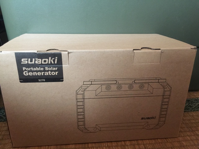 suaoki S270 ポータブル電源買いました。 suaoki S270 ポータブル電源買いました。