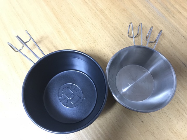 シェラカップ。人数分揃えたはいいけれど、全く使わず・・・。 シェラカップ。人数分揃えたはいいけれど、全く使わず・・・。