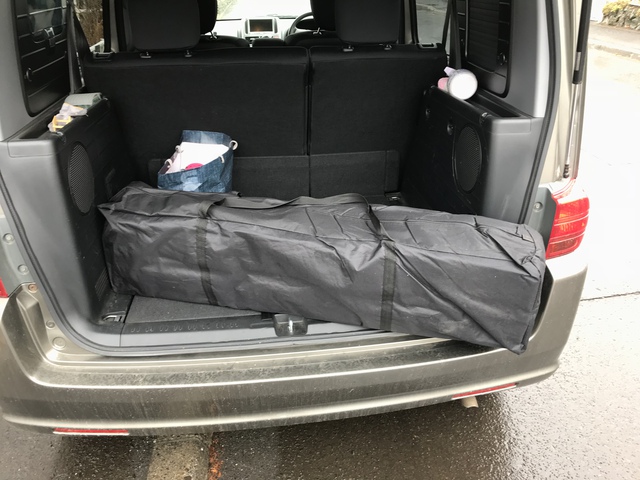 North Eagle(ノースイーグル)フルクローズキャノピー250II を積んでみた North Eagle(ノースイーグル)フルクローズキャノピー250II を積んでみた