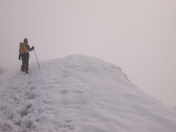 期待と不安の中で・・・*Toritate snow hike