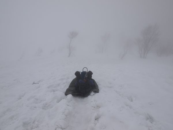 期待と不安の中で・・・*Toritate snow hike