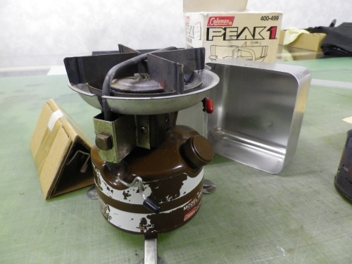 Coleman Peak1 Stove メンテ