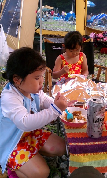 2012年7月 巾着田キャンプ(14~15)