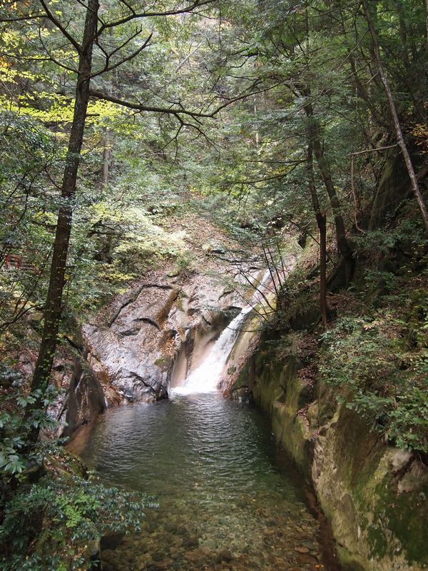 秋の紅葉 寂地峡へ