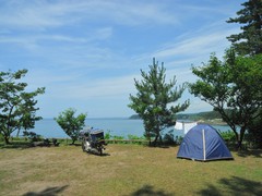 東北の滝巡り 10日目（１） 【キャンプ】 三崎公園キャンプ場（秋田）
