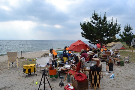 青柳浜キャンプ場2015　