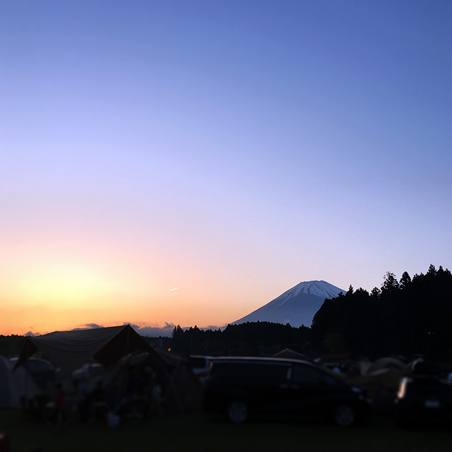 16回目のキャンプは富士山が見える大野路キャンプ場へ