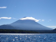 本栖湖でゆらゆら♪