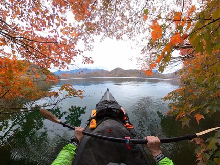 紅葉の中禅寺湖でプカプカ♪ 紅葉の中禅寺湖でプカプカ♪