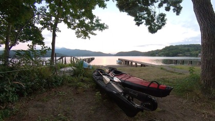 湖畔でのんびり過ごす夏休み♪