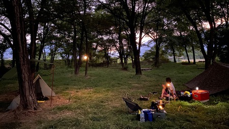 安曇野で水遊びとキャンプ♪ 安曇野で水遊びとキャンプ♪