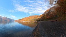 紅葉の中禅寺湖を水上散歩♪