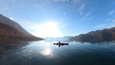 紅葉の中禅寺湖を水上散歩♪