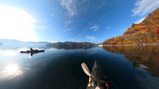 紅葉の中禅寺湖を水上散歩♪