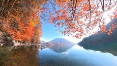 紅葉の中禅寺湖を水上散歩♪