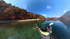 紅葉の中禅寺湖を水上散歩♪