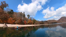 紅葉の中禅寺湖を水上散歩♪