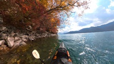 紅葉の中禅寺湖を水上散歩♪