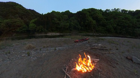 那珂川でのんびり川下りキャンプ♪ 那珂川でのんびり川下りキャンプ♪