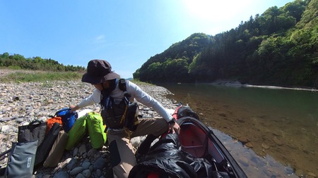 那珂川でのんびり川下りキャンプ♪ 那珂川でのんびり川下りキャンプ♪