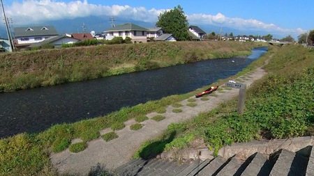 万水川をカヤックでのんびり川下り 万水川をカヤックでのんびり川下り