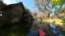 万水川をカヤックでのんびり川下り