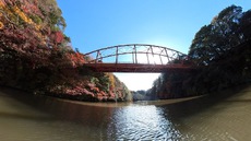 紅葉の亀山湖をカヤックツーリング