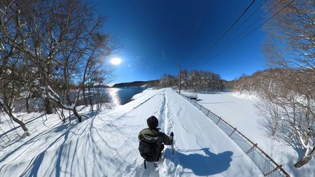 のんびり雪遊び♪ のんびり雪遊び♪