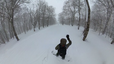 のんびり雪遊び♪ のんびり雪遊び♪