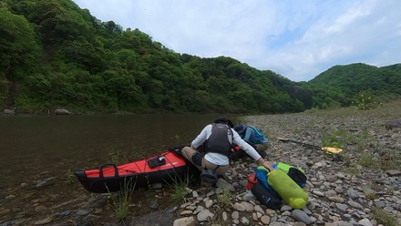 のんびり川下りキャンプ♪ のんびり川下りキャンプ♪
