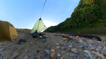 のんびり川下りキャンプ♪ のんびり川下りキャンプ♪