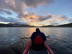 深まる秋。湖畔でのんびり♪