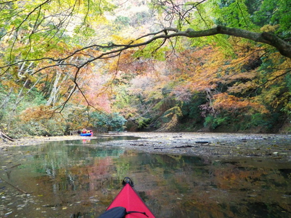 紅葉の亀山湖 ♪