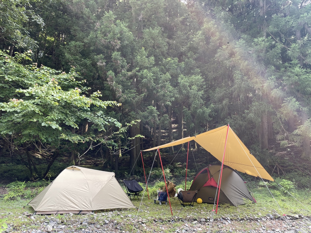 【キャンプ記録】令和6年7月27日㈯~28日㈰秘密の川原 【キャンプ記録】令和6年7月27日㈯~28日㈰秘密の川原