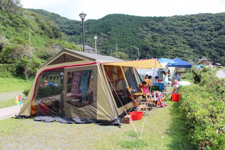 宇久須キャンプ場。