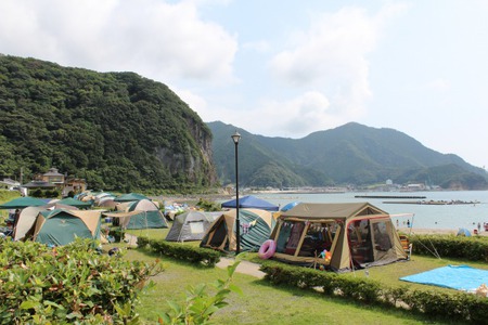 宇久須キャンプ場。