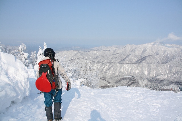 * 雪山登山 氷ノ山 はじめての三の丸コース * 登山口~三の丸編