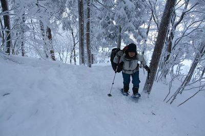 * 雪山登山 氷ノ山 はじめての三の丸コース * 登山口~三の丸編