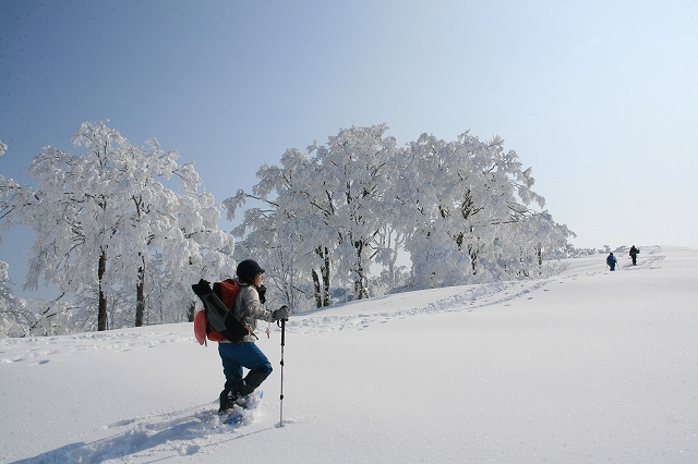 * 雪山登山 氷ノ山 はじめての三の丸コース * 登山口~三の丸編