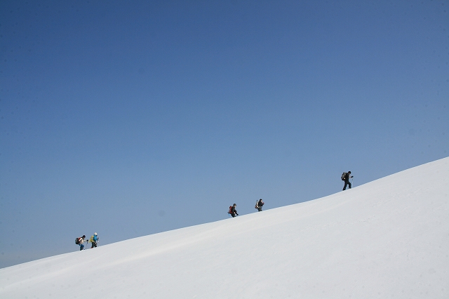* 雪山登山 氷ノ山 はじめての三の丸コース * 登山口~三の丸編
