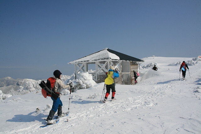 * 雪山登山 氷ノ山 はじめての三の丸コース * 登山口~三の丸編