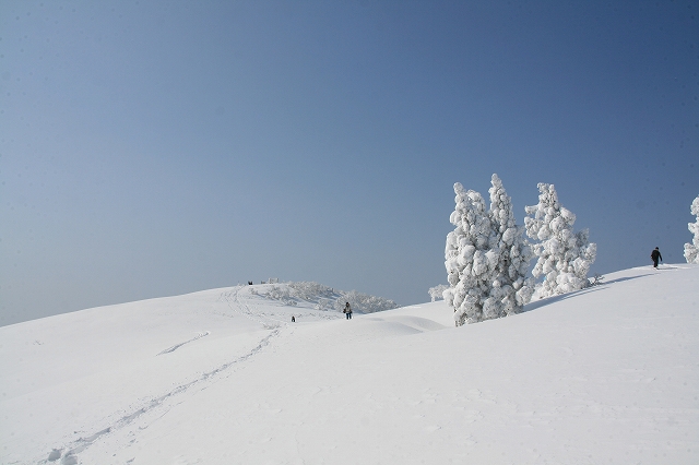 * 雪山登山 氷ノ山 はじめての三の丸コース * 登山口~三の丸編
