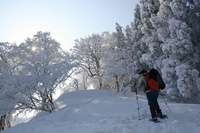 * 雪山登山 氷ノ山 はじめての三の丸コース * 登山口~三の丸編