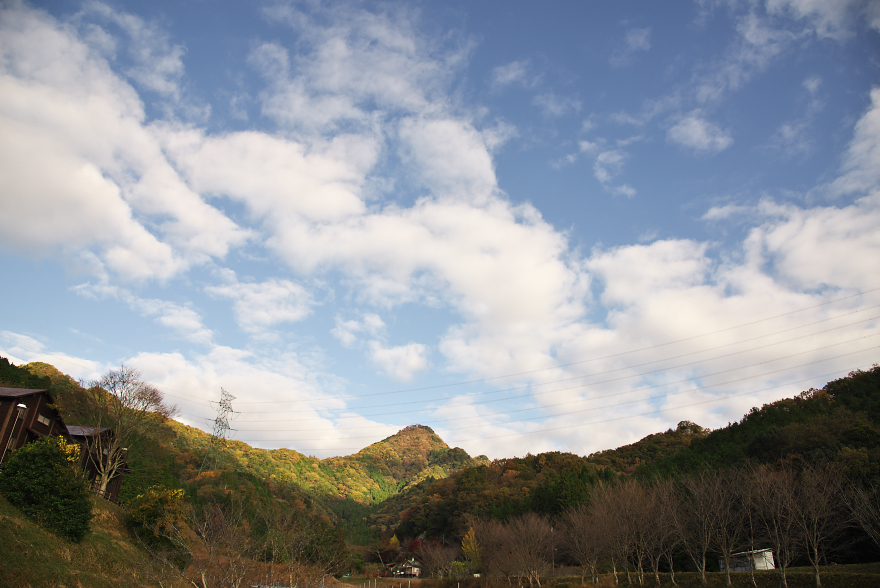 紅葉の明神山へ 紅葉の明神山へ